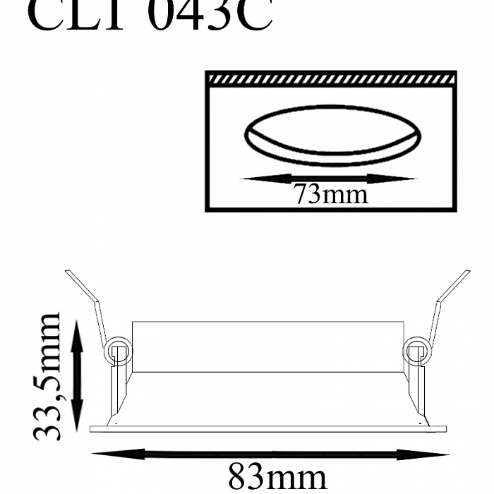 Светильник Crystal Lux CLT 043C WH